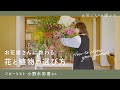 花と花瓶、観葉植物を選ぶコツ【お気に入りの選び方】｜01フローリスト・小野木彩香さん
