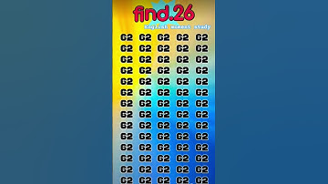 Find 👉 26 odd number puzzle 🧩 iq test 🧠 math reasoning question #mathematicspuzzles #mathspuzzle