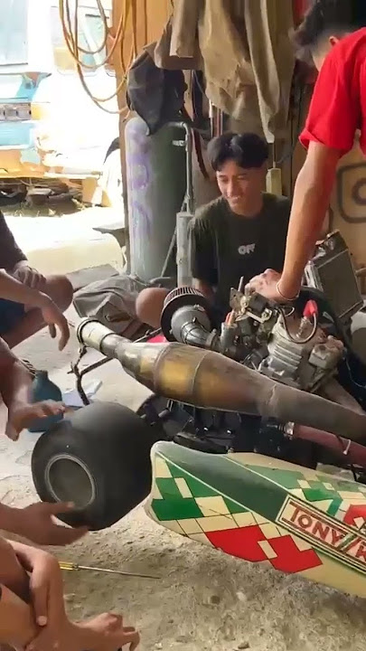 Mobil Gokar Gokart Mesin Ninja 150 cc 2 Tak Cara Stater Selah Menghidupkan Kota Palu Sulawesi Tengah