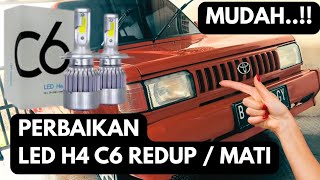 part 46  | solusi PERBAIKAN lampu LED C6 REDUP / MATI | Kijang 7K Rover Ace KF42