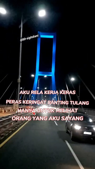 AKU RELA KERJA KERAS,PERAS KERINGAT,BANTING TULANG HANYA UNTUK MELIHAT ORANG YANG AKU SAYANG BAHAGIA