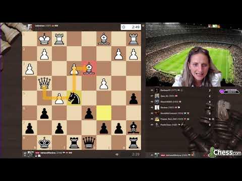 imrosen - 10 game blitz match vs WGM Adriana Nikolova