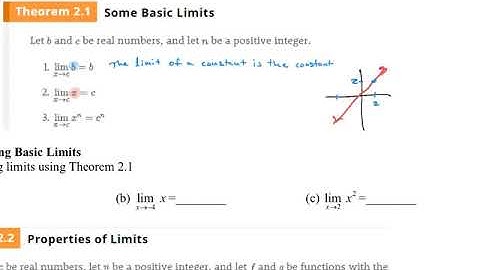 2.3 Evaluating Limits Analytically-1