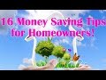 16 Money Saving Tips for Homeowners