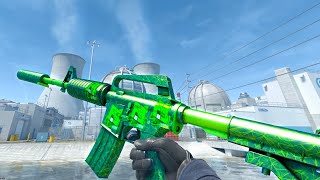 INSPECTING M4A1 MOSS QUARTZ WITH 4x FLIPSID3 FOIL ATLANTA INGAME CS2 - CS2 FLIPSID3 FOIL CRAFT