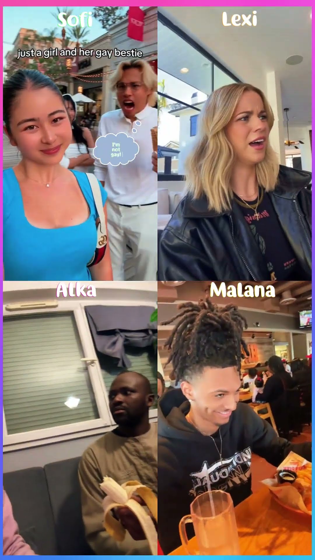 Dilemma - Sofi x Lexi Rivera x Alka x Malana #shorts #dance #tiktok