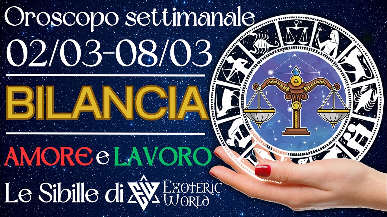 ♎ Bilancia Oroscopo settimanale - Fortuna al bivio! Scegli con fiducia, il cambiamento è positivo.