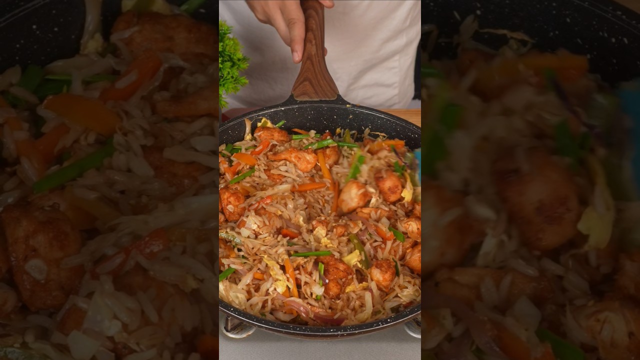 Arroz con pollo estilo coreano fácil y delicioso que nunca vas a dejar de preparar #arroz #receta