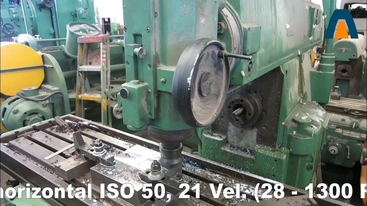 fru079 Fresadora universal de doble husillo marca POLAMCO YouTube