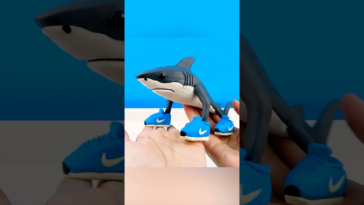 Making Tralalero Tralala meme with CLAY 