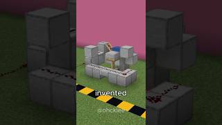 Who INVENTED The RAILGUN??? #minecraft #gaming #minecraftshorts #fyp
