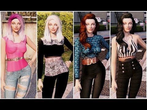 Gta V Mods Pack Of Clothes For (Lana) - Youtube