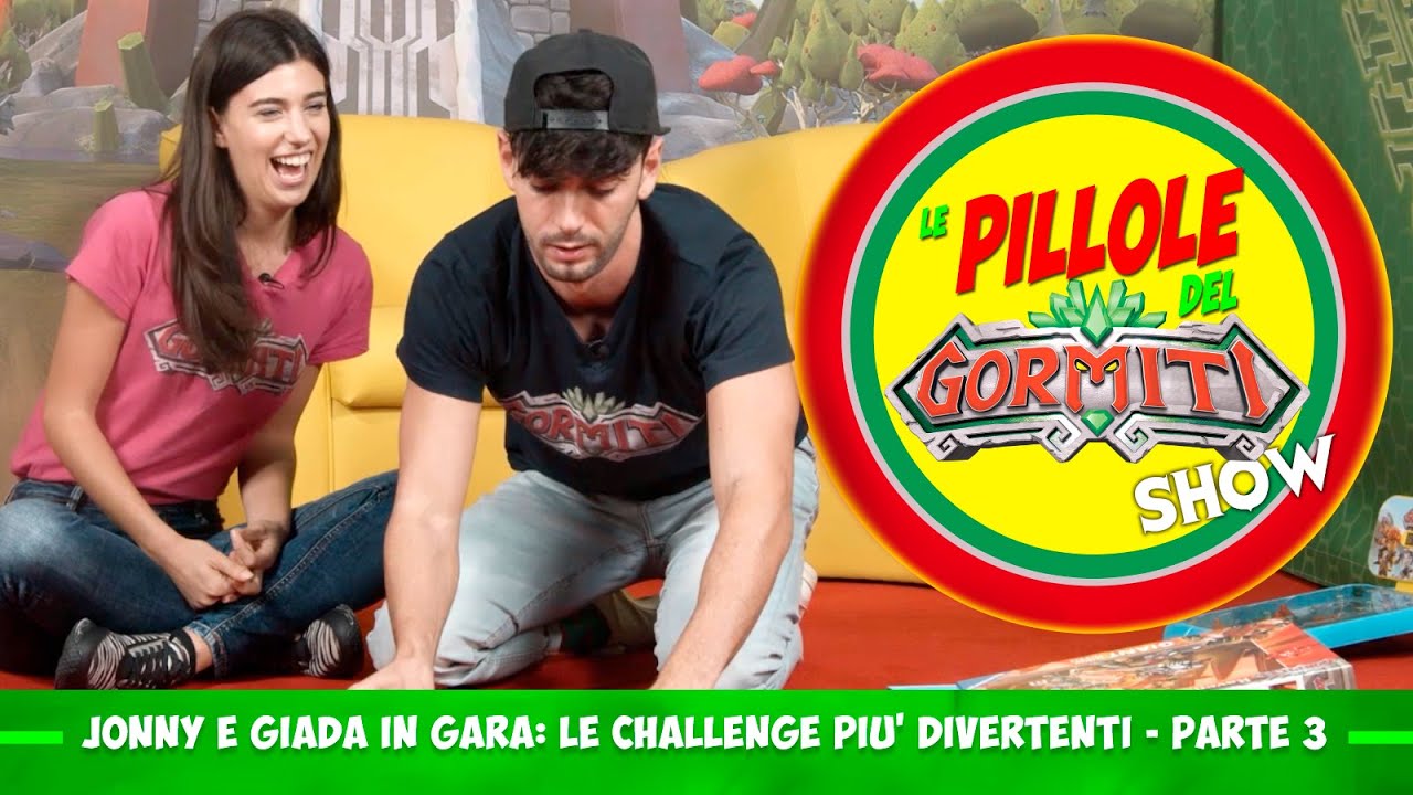 Gormiti Show | Jonny e Giada in gara: le CHALLENGE più divertenti - Parte 3