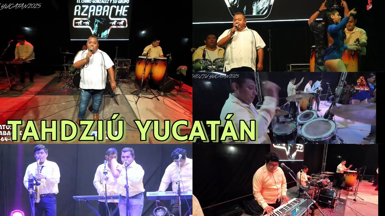 El Chino Gonzalez Y Su Grupo Azabache En vivo desde Thadziu Yucatan 2025 cumbias del sureste