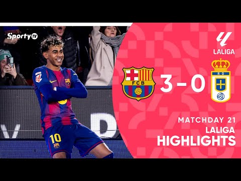 FC Barcelona vs Oviedo (3-0) | 25/26 | La Liga | Game Highlights | SportyTV