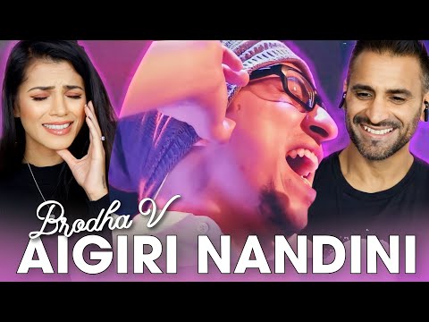 AIGIRI NANDINI [Hip Hop Version] - Brodha V LIVE in Bangalore - REACTION!!