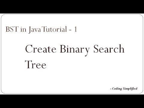 Video: Hvordan implementerer du et binært søgetræ i Java?