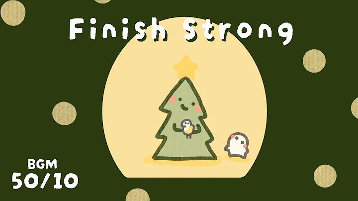 3 Hour Christmas BGM Pomodoro| 50/10 Session Study & Work Timer | Motivation to Stay Consistent