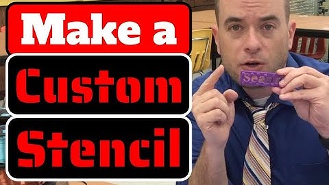 TinkerCAD (7) Design a Word Stencil