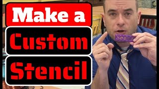 Tinkercad 7 Design A Word Stencil