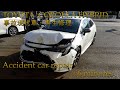 トヨタ　カローラハイブリッド　TOYOTA COROLLAHYBRID　フロント事故現状車・再生修理　Body repair Accident　car　repair　6minutes