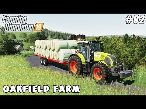 selling-silage-bales,-sowing-barley-|-farming-on-oakfield-farm-|-fs-19-|-timelapse-#02