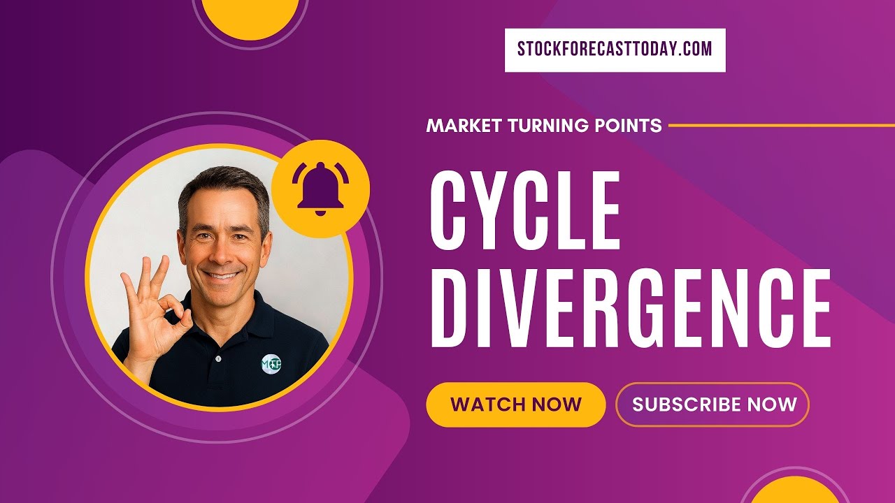 Divergence Patterns When Short Term Cycles Turn Up While Intermediate Rolls Over