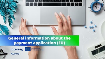 General information about the payment application, part 1