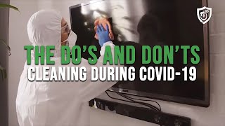 Clean, Sanitize and Disinfect COVID-19