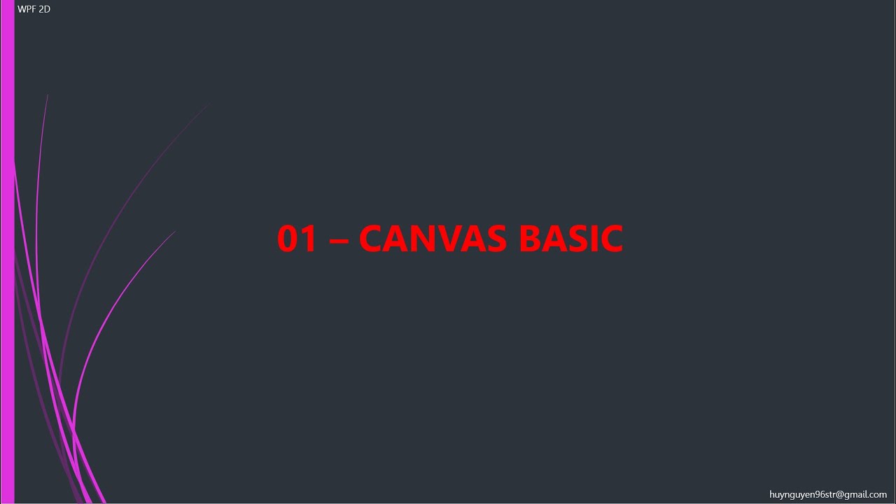 [WPF 2D 1] Canvas Basic - YouTube