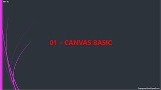 [WPF 2D 1] Canvas Basic