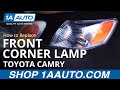 How to Replace Front Corner Lamp 1997-99 Toyota Camry