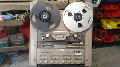 TASCAM 44-OB Reel to Reel initial check.