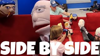 SML Movie: Jeffy&#39;s Butler Part 2 Behind the Scenes and Original Video! | Side by Side!