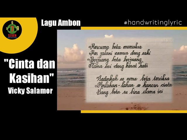  Cinta atau Kasihan  Vicky Salamor Beautiful Handwriting Seven 369 class=