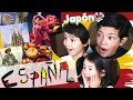 Niños Japoneses reaccionan a España