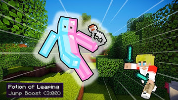 Minecraft, but I used a jump boost...