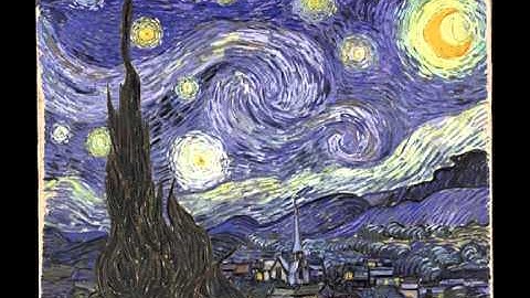 Винсент ван Гог «Звёздная ночь» 1889