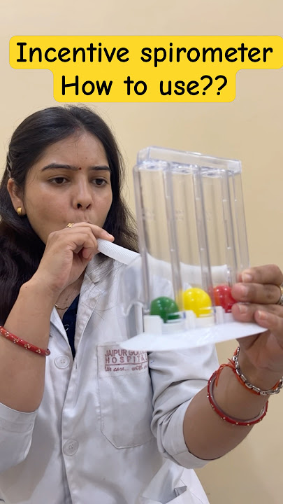 How to use incentive spirometer for your better lung health🫁#breathing #spirometry#fitness#physio