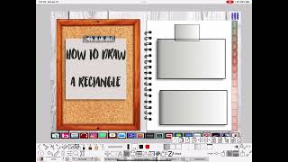 Using ZoomNotes-How To Draw A Rectangle (or resize)