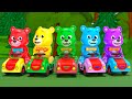 Cinco ositos de colores | Tiburón Bebé ZooLoo Español | Canciones Infantiles