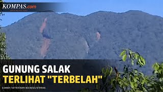 Viral Video Gunung Salak 'Terbelah', Ini Penjelasannya