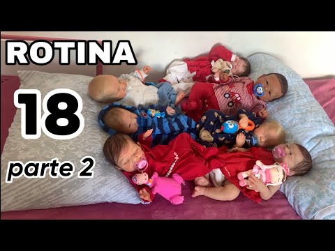 ROTINA DE TODOS OS MEUS 18 BEBÊS REBORN | TARDE | PRIMEIRO DIA DE FÉRIAS | PARTE 2 | GABI REBORN