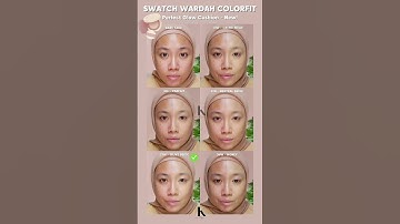 Thumbnail of Swatch Cushion BARU #Wardah Colorfit Perfect Glow Cushion Sawo Matang #shorts #beauty