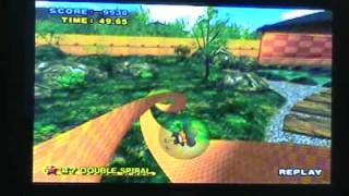 SMB2 - E27 - Double Spiral Best Time and Score