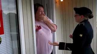 US Soldier Surprise Her Mom