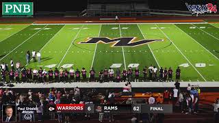 Mt. Vernon Rams Football vs. Granite City Warriors - 2025