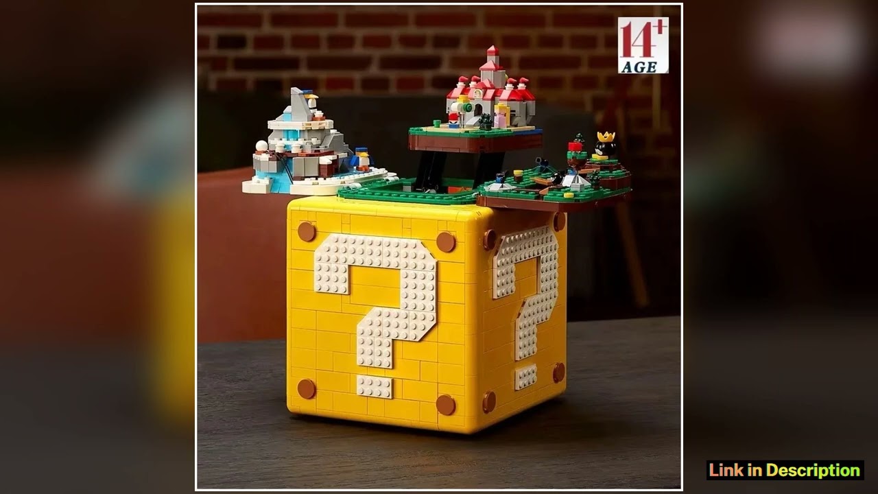 MINISO Hot 64 Question Mark Building Block Compatible 71395 bricks Toys for Boys Girls Kit Adults