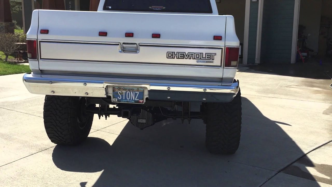 1989 Chevy Crew Cab short bed Duramax conversion. - YouTube
