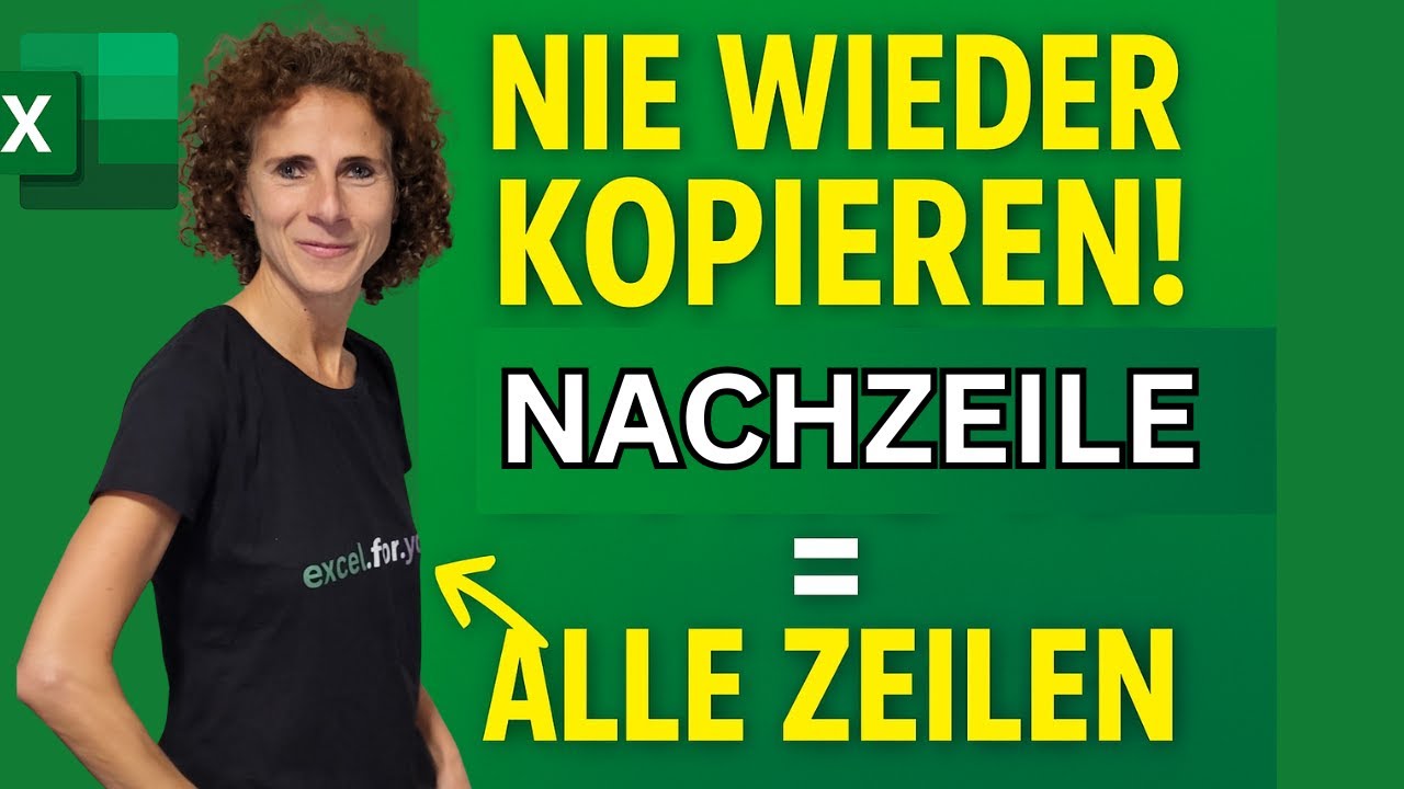 „Nie wieder Formeln kopieren! So nutzt du die NACHZEILE-Funktion in Excel 🚀